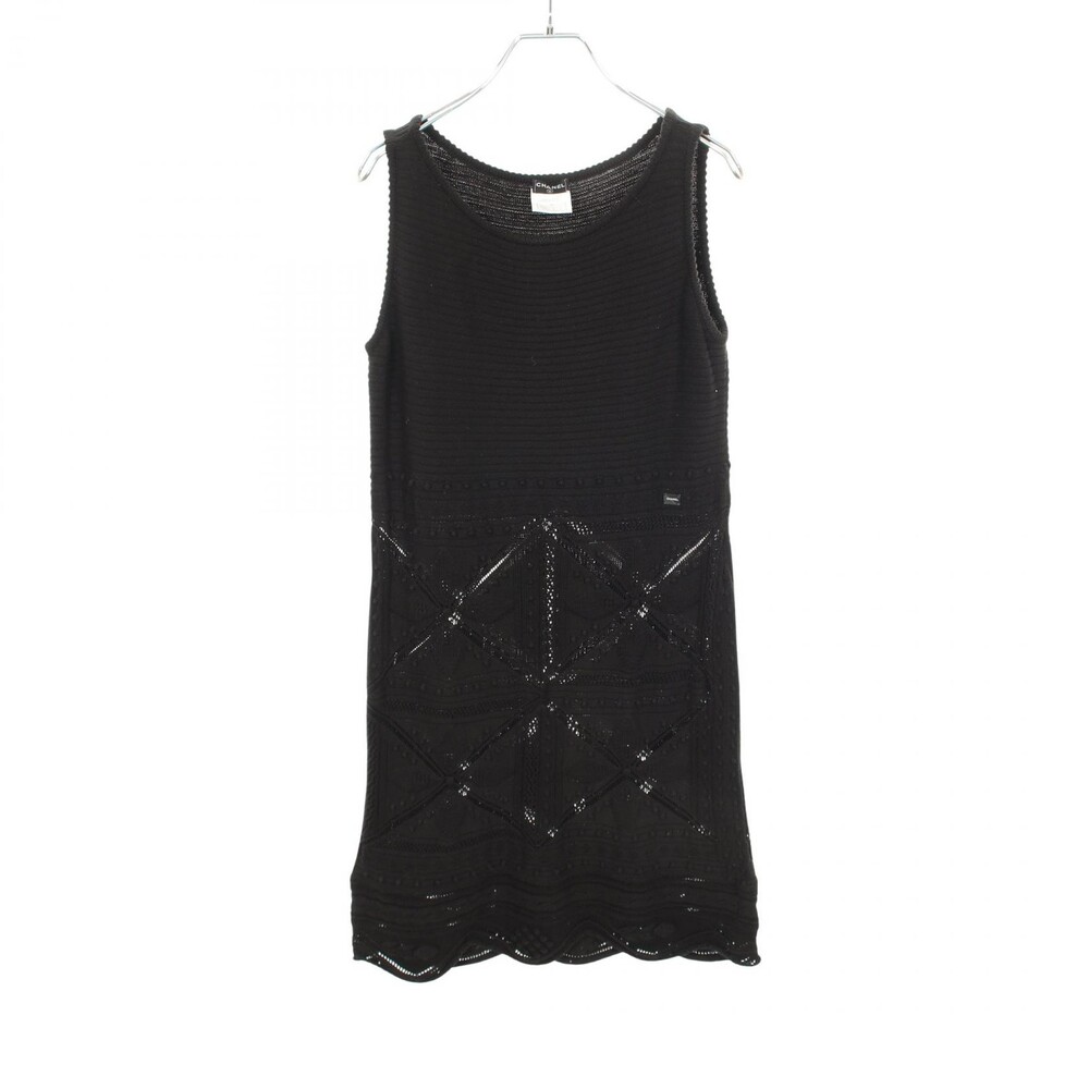 Chanel Sleeveless Dress #38 Cotton #308502C50B